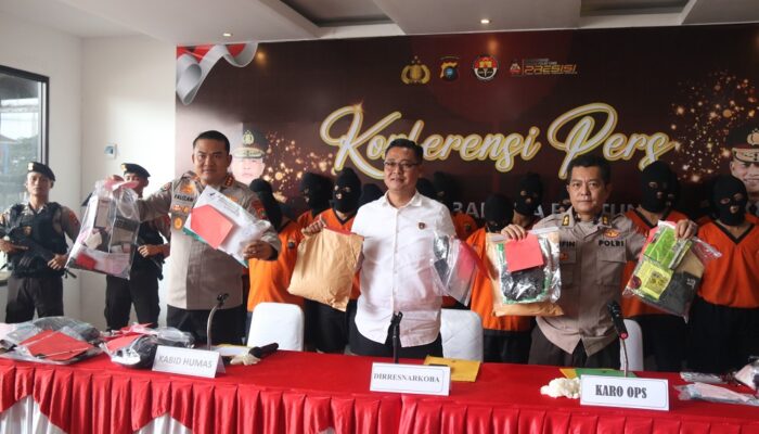 Polda Bangka Belitung Bongkar 79 Kasus Narkoba dalam Operasi Antik Menumbing 2025