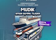 Mudik Gratis Bersama PT Timah Fasilitasi Ratusan Warga yang Ingin Pulang ke Bangka, Belitung dan Tanjung Balai Karimun