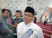 Safari Ramadhan Perdana, Pj Wako M Unu Ibnudin, Hadir di Masjid Agung Kubah Timah