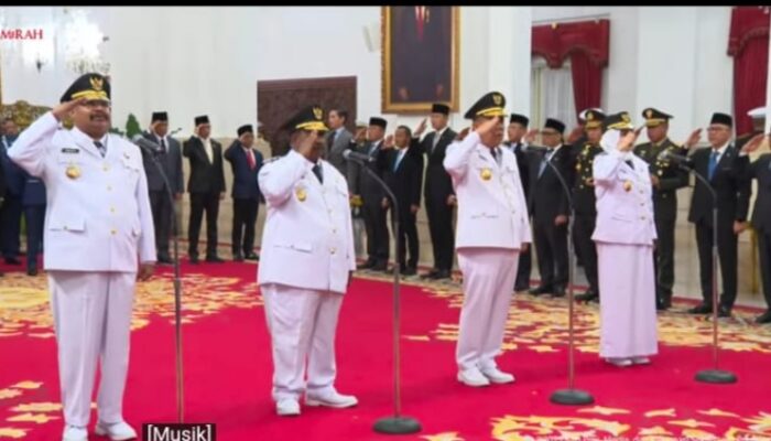 Presiden Prabowo Lantik Hidayat Arsani dan Hellyana sebagai Gubernur dan Wakil Gubernur Babel Periode 2025–2030