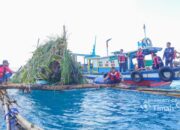 Bersama Kelompok Nelayan di Matras, PT Timah Kembali Tenggelamkan Rumpon 