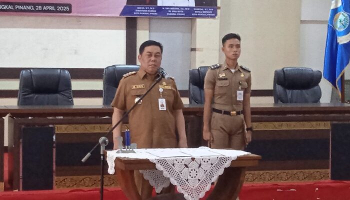 PJ Wali Kota Pangkalpinang Lantik 134 P3K dan Serahkan SK 40 CPNS: “Bangga Melayani Bangsa”