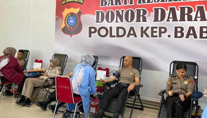 Polda Babel Gerak Cepat Bantu PMI Pangkalpinang Atasi Krisis Stok Darah