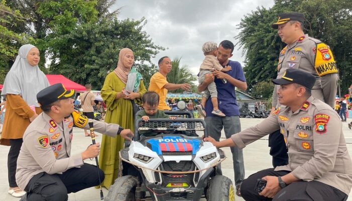 Kapolres Bangka Selatan Tinjau Langsung Destinasi Wisata, Pastikan Libur Lebaran Aman dan Kondusif