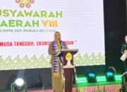 Wagub Hellyana Hadiri Musda VIII HIPMI Babel: Dorong Pemuda Berjiwa Pengusaha Majukan Ekonomi Daerah