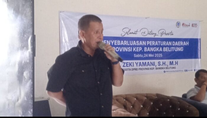 Sosialisasikan Perda No. 7 Tahun 2014, H. Zeki Yamani Ajak Masyarakat Pahami Pengelolaan Pertambangan Mineral