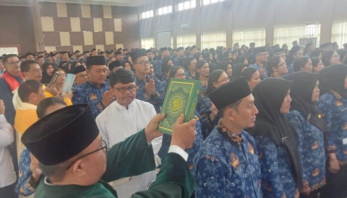 Menag RI Lantik 408 PPPK di Kemenag Babel Secara Serentak Nasional