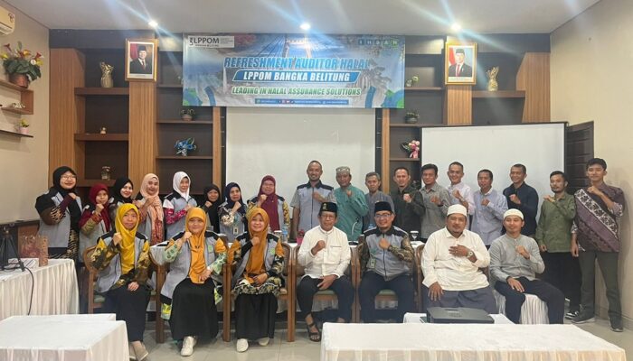 LPPOM Babel Gelar Refreshment Auditor, Perkuat Kompetensi Auditor Halal di Bangka Belitung