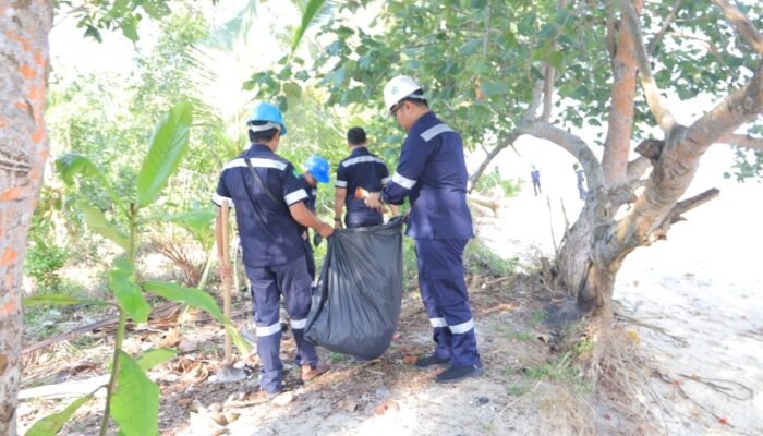 Hari Lingkungan Hidup Sedunia, PT Timah Gelar Aksi Nyata Kumpulkan Sampah Plastik Hingga Tanam Pohon di Pantai 