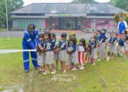 Edukasi Bahaya Api Sejak Dini, Tim Fire Fighter PT Timah Kunjungi TK Kutilang 1 Pangkalpinang