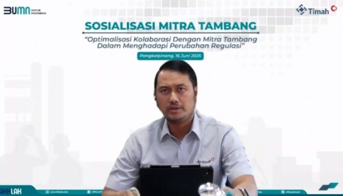 Perkuat Tata Kelola Sistem Kemitraan, PT Timah Gelar Sosialiasi Mitra Tambang 