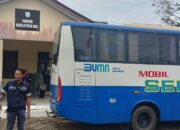 Mobil Sehat PT Timah Datangi Desa Ibul, Ratusan Warga Antusias Bisa Berobat Gratis dan Lebih Dekat 