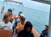 Basarnas Pangkalpinang Berhasil Evakuasi Dua Nelayan yang Hanyut di Perairan Pulau Tujuh