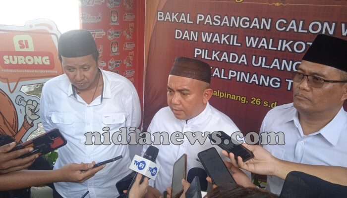 Maulan Aklil dan Zeki Resmi Mendaftar ke KPU Kota Pangkalpinang, Janji Jalani Pilwako dengan Sejuk dan Transparan