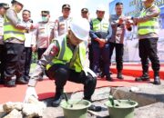 Kapolda Babel Letakkan Batu Pertama Pembangunan Barak Siaga Ditpolairud