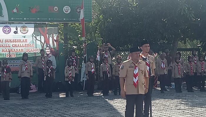 Kanwil Kemenag Babel Gelar Scout Skill Challenge Pramuka Madrasah 2025