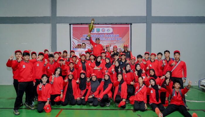 Kontingen Pangkalpinang Sabet Juara Umum Kejurda Pelajar Babel 2025