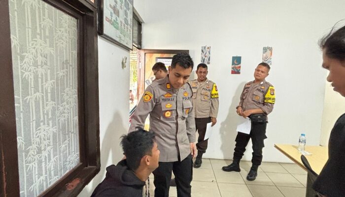 Polsek Bukit Intan Amankan Pelaku Penganiayaan Bersenjata Tajam di Rumah Makan Pagi Sore Pangkalpinang