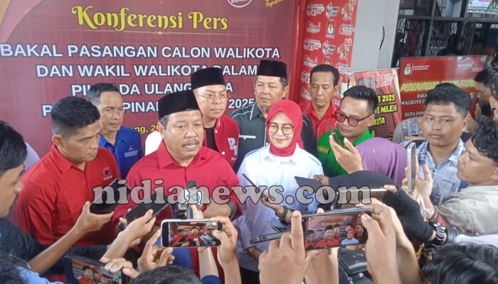 Saparudin–Dessy Resmi Mendaftar Pilwako Pangkalpinang 2025, Usung Semangat Membangun Tanpa Ambisi Pribadi