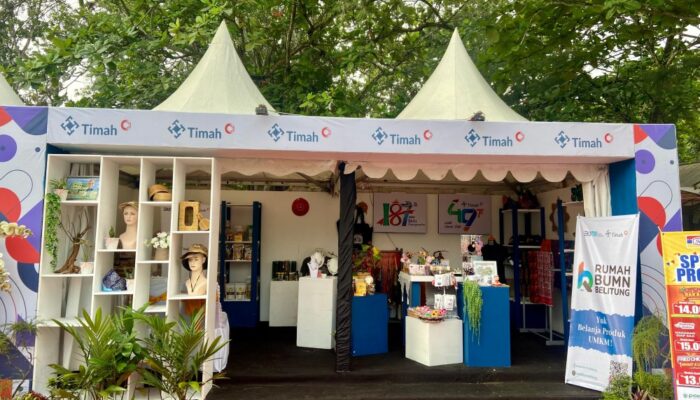 PT Timah Semarakkan Belitung Expo 2025, Puluhan Produk UMKM Mitra Binaan Ikut Dipromosikan 