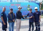 Kolaborasi Dalam Melakukan Penghijauan, PT Timah Serahkan Bantuan Bibit untuk Rumah Kompos KSM Resam 