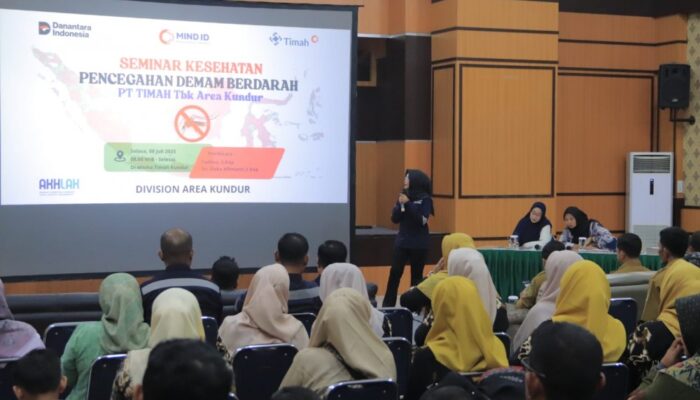 Kolaborasi Cegah Demam Berdarah di Kabupaten Karimun, PT Timah dan Puskesmas Kundur Barat Gelar Seminar Kesehatan Untuk Warga