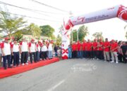 Semarakan HUT Ke – 49 PT Timah, Ribuan Masyarakat Karimun Ikuti Pekan Sehat ‘Untuk Merah Putih’