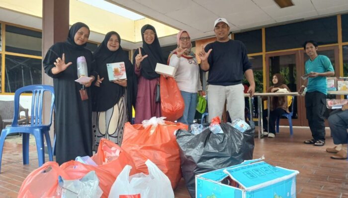 Bersama Bank Sampah Tanjung Elok Bersahabat, Karyawan PT Timah dan Warga Kelola Sampah dengan Bijak dan Bernilai Ekonomis 