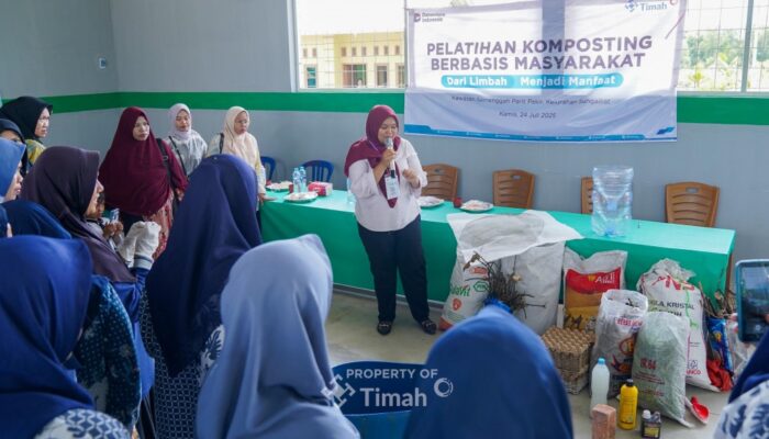 Ubah Sampah Jadi Manfaat, PT Timah Gelar Pelatihan Komposting di Sungailiat