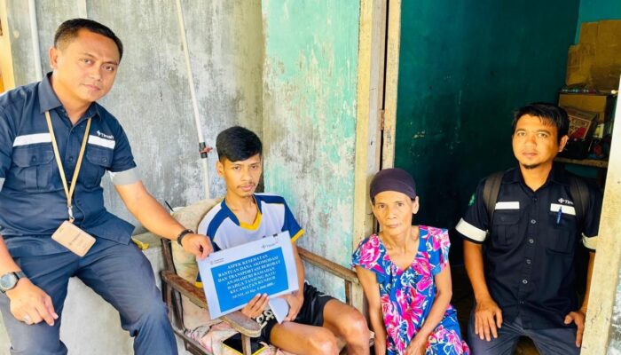 Ringankan Biaya Pengobatan Warga Kundur, PT Timah Berikan Bantuan Untuk Shahuri 