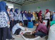 Jaga Lingkungan dan Tingkatkan Ekonomi Warga, PT Timah Latih Ibu-ibu  Sungailiat Olah Sampah Jadi Kompos Bernilai Ekonomis
