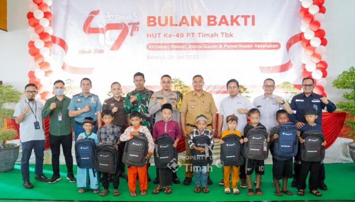 Bulan Bakti HUT ke-49 PT Timah di Belinyu, Ratusan Anak Ikuti Khitanan Massal Gratis