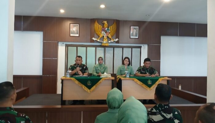 Danpussimpur Kodiklatad Berikan Pengarahan kepada Prajurit, PNS, dan Persit