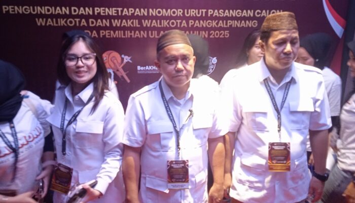 Molen–Zaki Ditetapkan Nomor Urut 2: Siap Bertarung dengan Santun di Pilkada Ulang Pangkalpinang