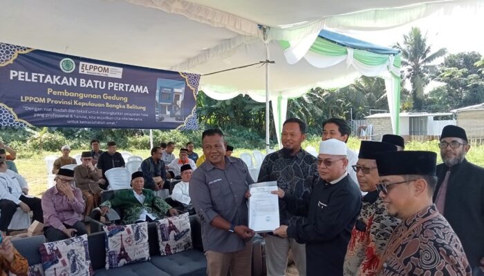 MUI Babel Resmikan Pembangunan Gedung Baru LPPOM untuk Perkuat Ekosistem Halal