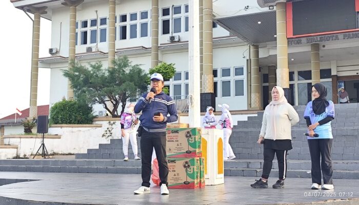 Agus Fendi Hadiri dan Beri Sambutan di Kegiatan Senam Bersama SEPERADIK Kota Pangkalpinang