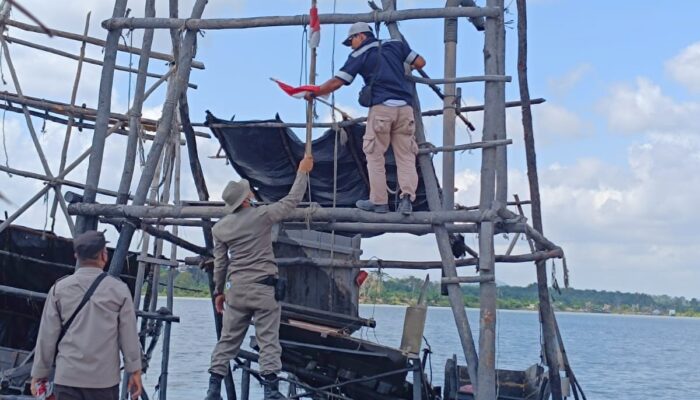 Jaga Aset Negara, PT Timah Bersama Tim Gabungan Gelar Penertiban Tambang Ilegal di Merbuk