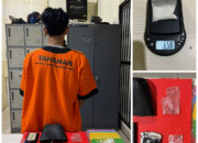 Polresta Pangkalpinang Amankan Kurir Sabu di Bukit Merapin, Barang Bukti 6,58 Gram Disita