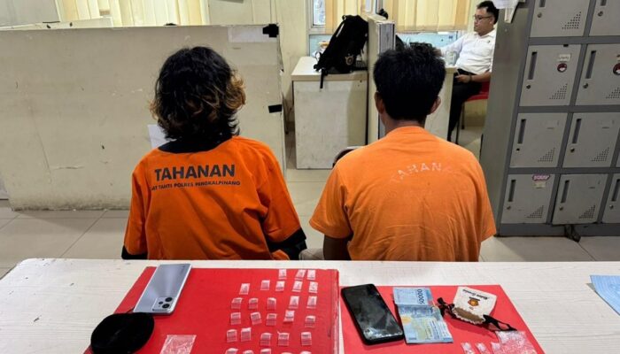 Polresta Pangkalpinang Ungkap Dua Kasus Narkoba, Sita Sabu Hampir 15 Gram