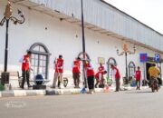 Gotong Royong untuk Merah Putih, PT Timah Gelar Aksi Bersih-Bersih Kota Bersama  Forkopimda Bangka Selatan dan Masyarakat