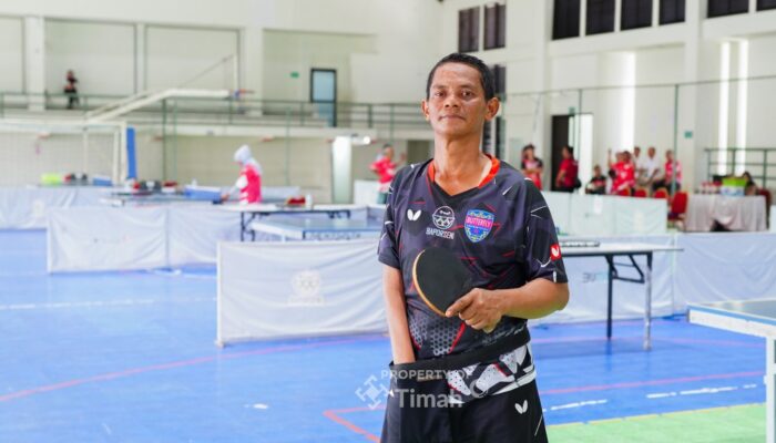 Tak Terbatas Bakat, Fahrul Penyandang Disabilitas Ini Buktikan Diri sebagai Gardener Andal di PT Timah dan Atlet Tenis Meja Berprestasi