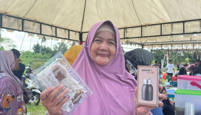 UMKM Ketiban Berkah dari Pekan Sehat HUT ke-49 di Belinyu, Dagangan Ludes Hingga Promosikan Produk