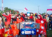 Unik dan Menarik, Warga Belinyu Tunjukkan Kreativitas Lewat Kostum Unik di Pekan Jalan Sehat HUT ke-49 PT Timah 