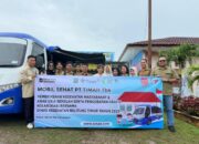 Kolaborasi dengan Dinas Kesehatan Kabupaten Belitung Timur, PT Timah Hadirkan Pelayanan Mobil Sehat di SMP Negeri 1 Simpang Pesak