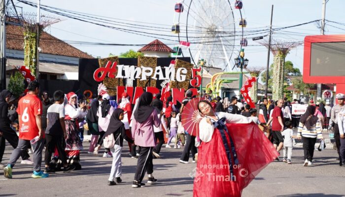 Antusias Banget, Warga Bangka Selatan Unjuk Kostum Unik di Pekan Sehat HUT ke-49 PT Timah