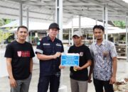 PT Timah Dukung Pembangunan Pujasera di Desa Bencah, Gairahkan Ekonomi Lokal