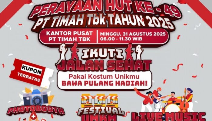 Pekan Sehat PT Timah Bakal Digelar di Pangkalpinang, Ini Rangkaian Kegiatan yang Akan Dilaksanakan 