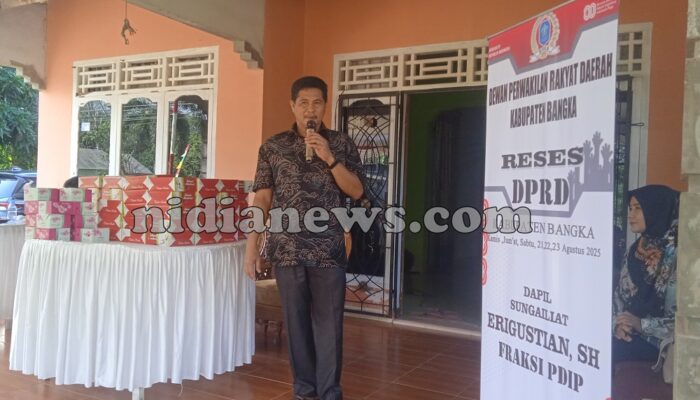 Anggota DPRD Bangka Eri Gustian Serap Aspirasi Warga di Kenanga