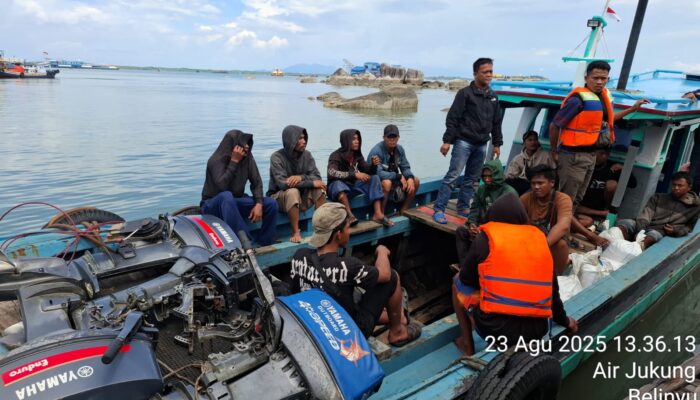 PT Timah Tbk Bersama Polres Bangka Barat Tertibkan Tambang Ilegal di IUP Perusahaan, Delapan PIP Tower Diamankan