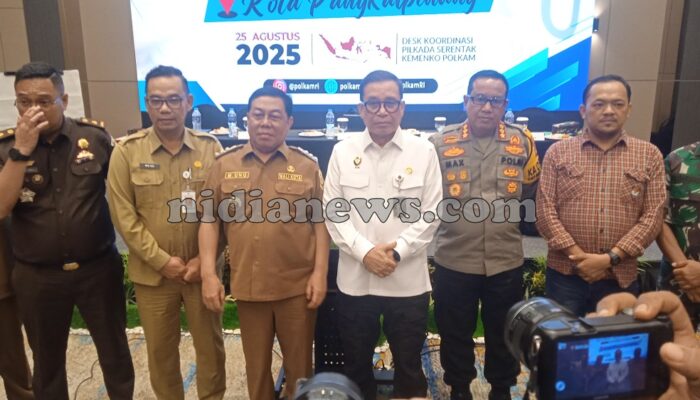 Tim Kemenko Polkam Tinjau Kesiapan Pilkada Ulang 2025 di Pangkalpinang